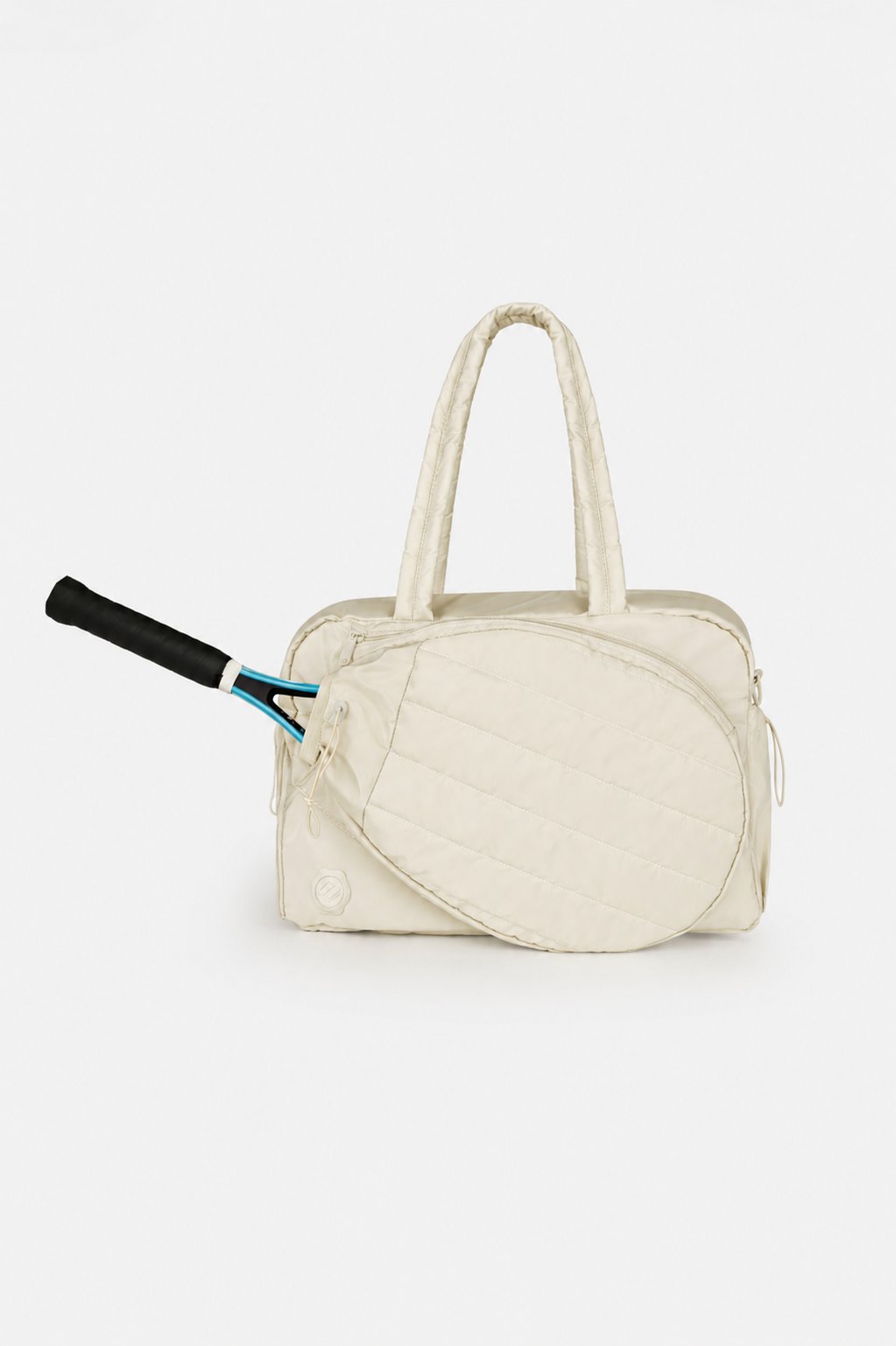 İcone Bag Paraşüt Kumaş Raket Gözlü Tenis Çantası, Spor Çantası Ve Tenis Çantası, Padel Çantası BEJ