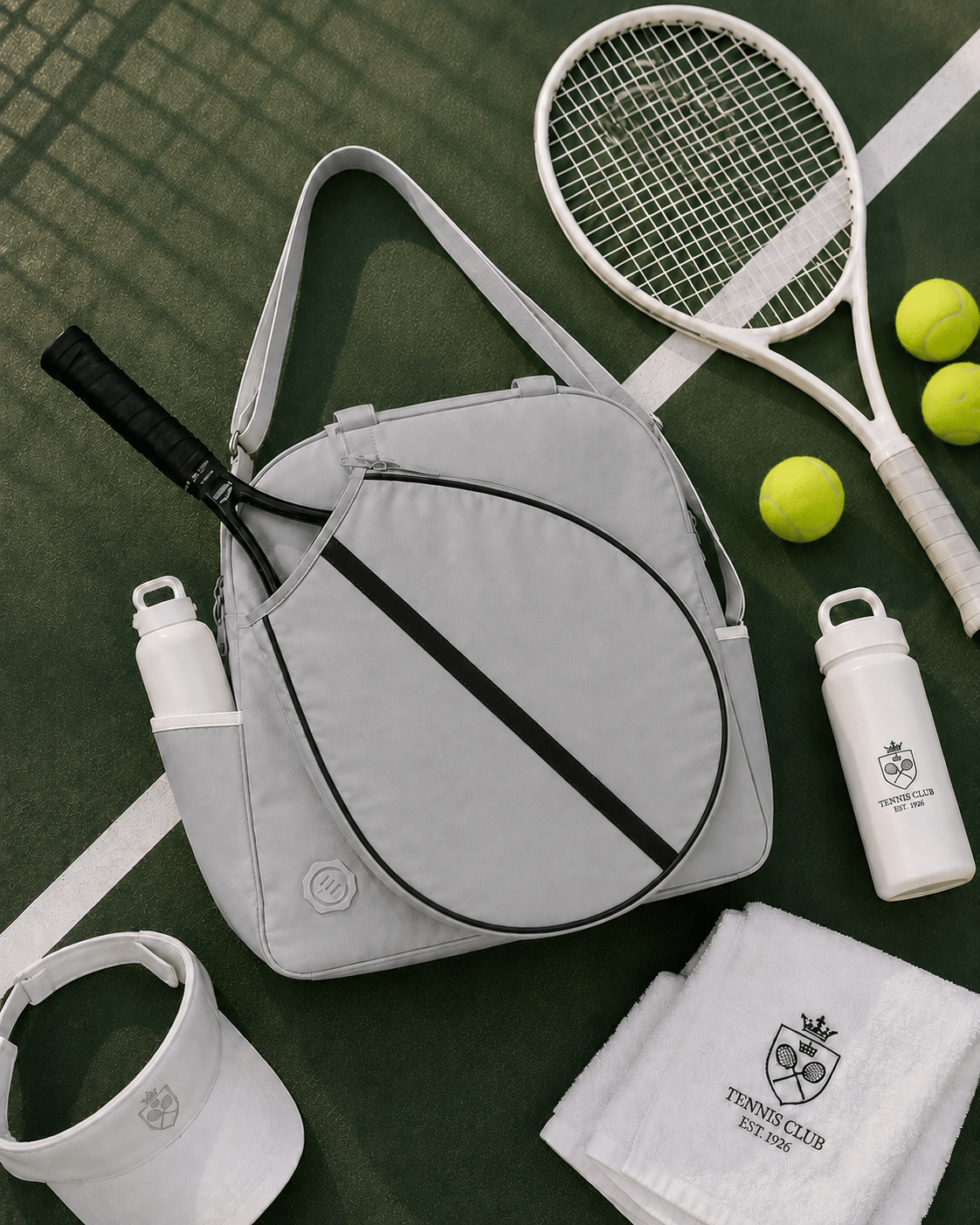 Paraşüt Kumaş Tenis çantası,Padel Çantası, Raket Cepli Tenis Çantası, Tennis Bag