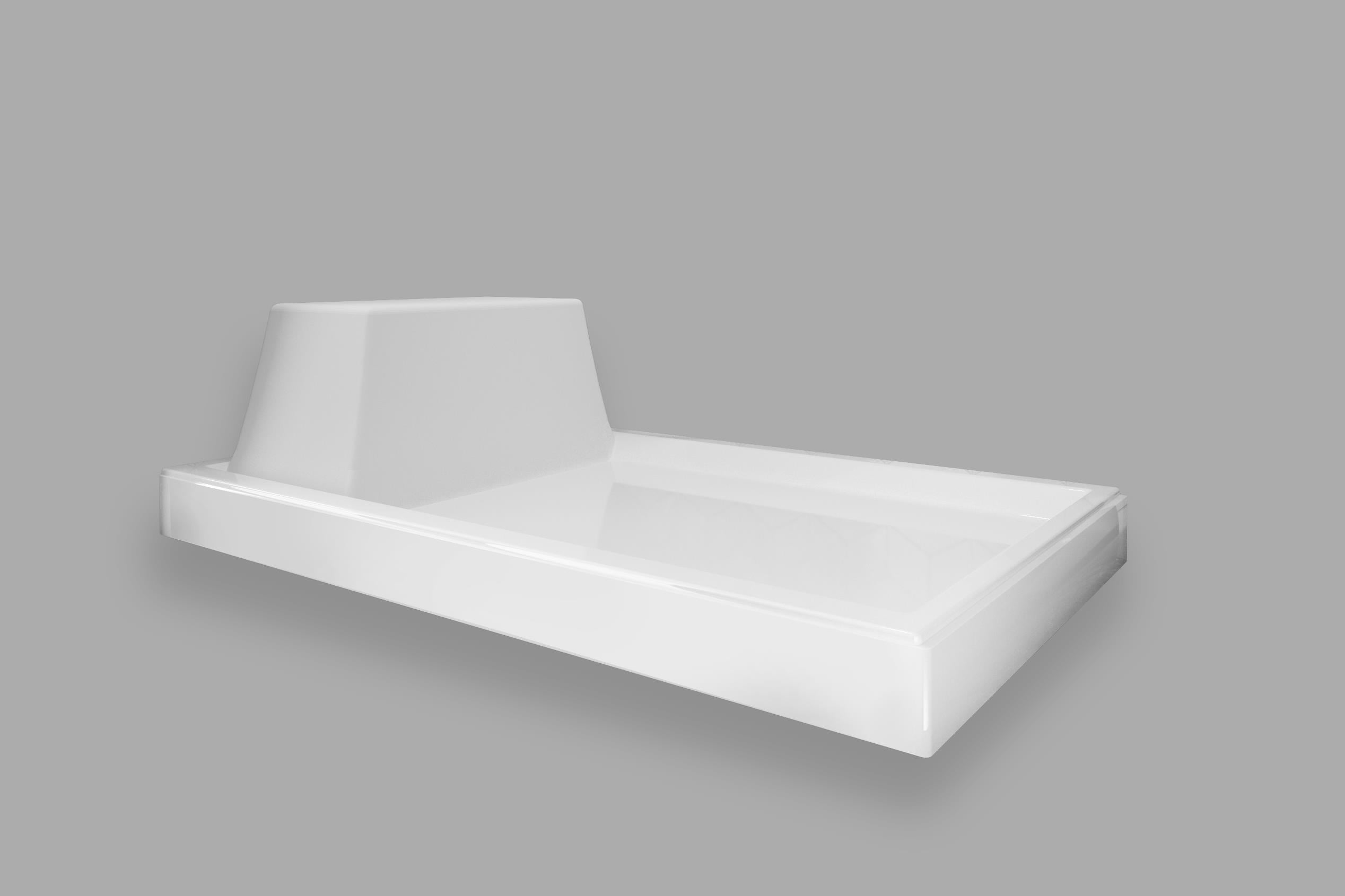 Tech Dikdörtgen Oturmalı Monoblok Duş Teknesi