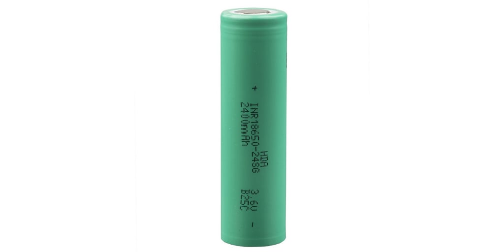 HDA 18650 3.6V 2400 mAh 12C Şarj Edilebilir Li-ion Pil