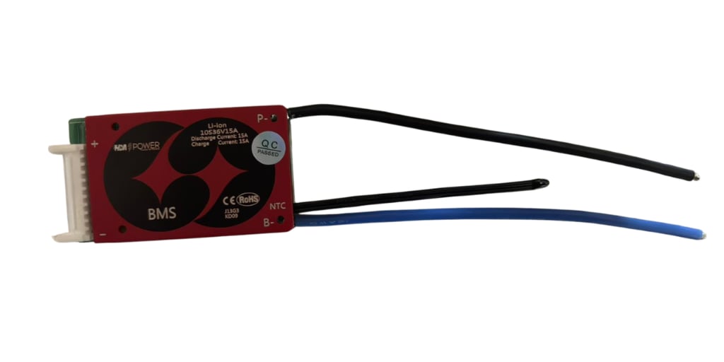 HDA BMS NMC 10S 15A Lityum Batarya Koruma Kartı (36V Li-ion BMS)