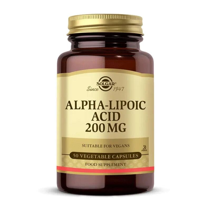 Solgar Alpha Lıpoıc Acıd 200 MG 50 Kapsül