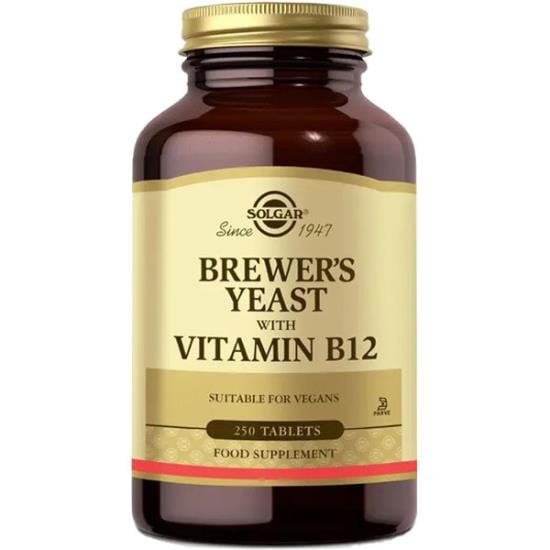 Solgar Brewers Yeast Wıth Vıtamın B12 250 Tablet