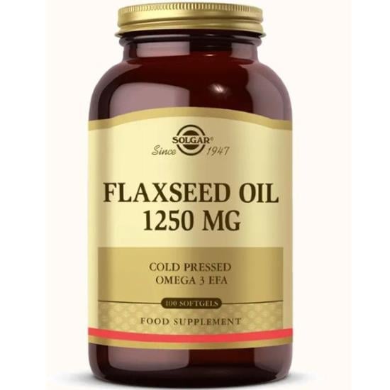 Solgar Flaxseed Oil 1250 Mg 100 Yumuşak Kapsül