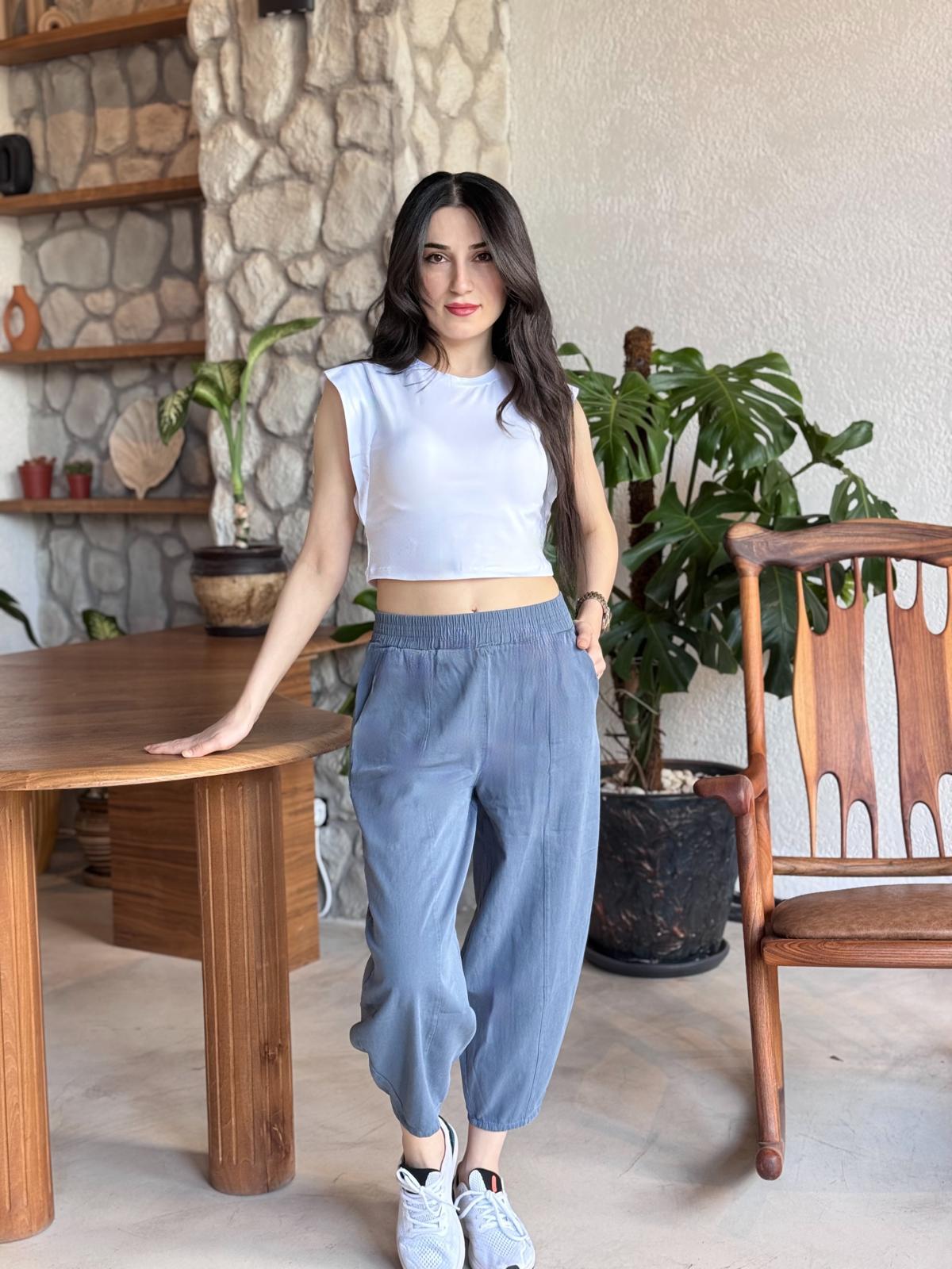 Beli Lastikli Rahat Kesim Pantolon