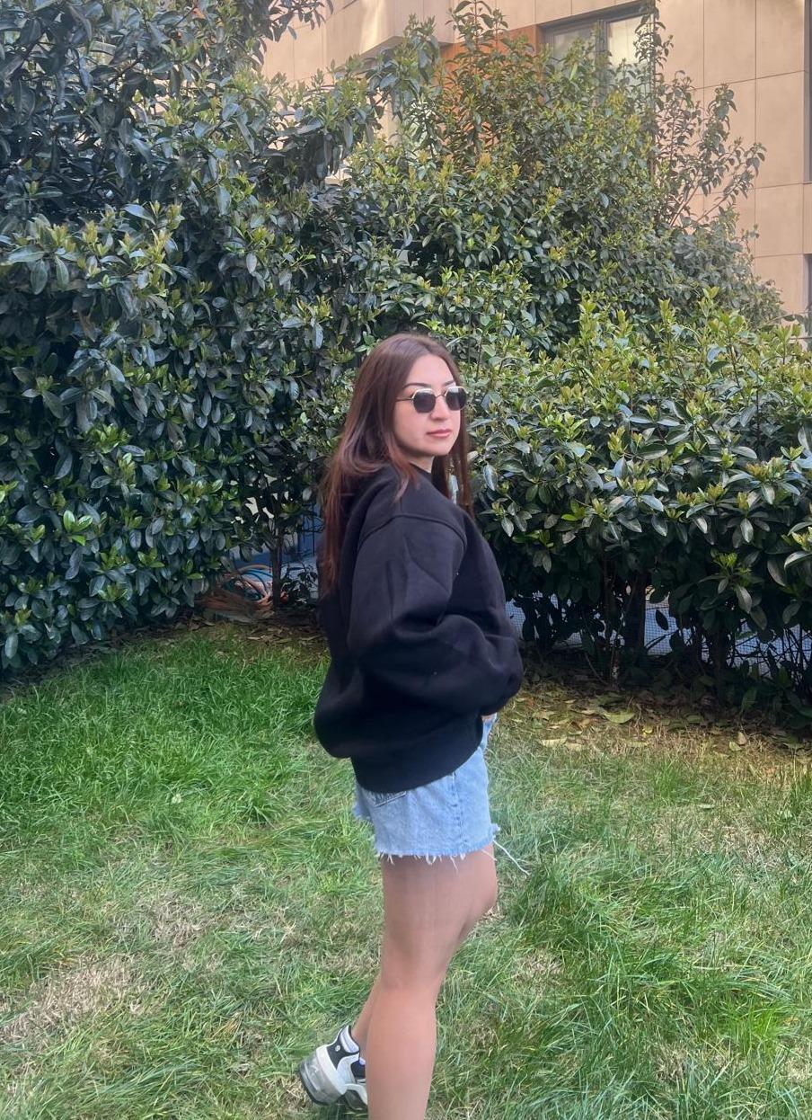 Bisiklet Yaka Oversize Sweatshirt