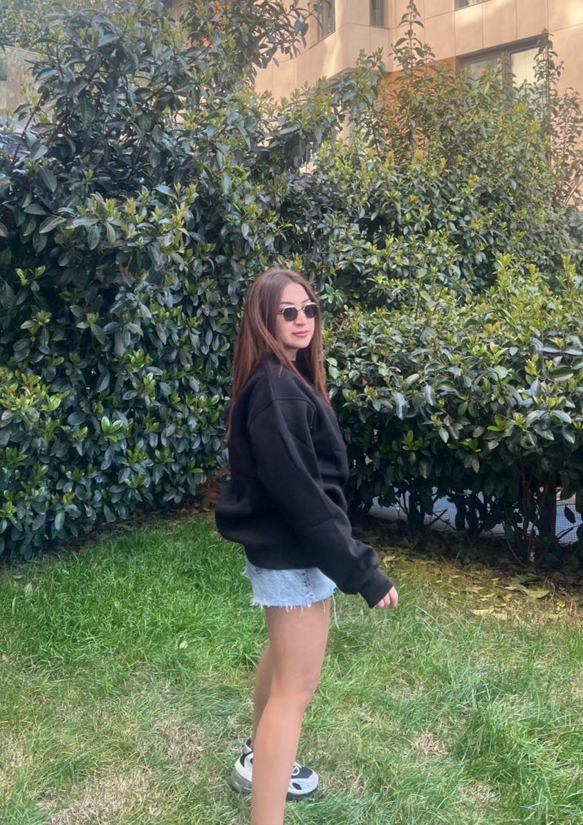 Bisiklet Yaka Oversize Sweatshirt