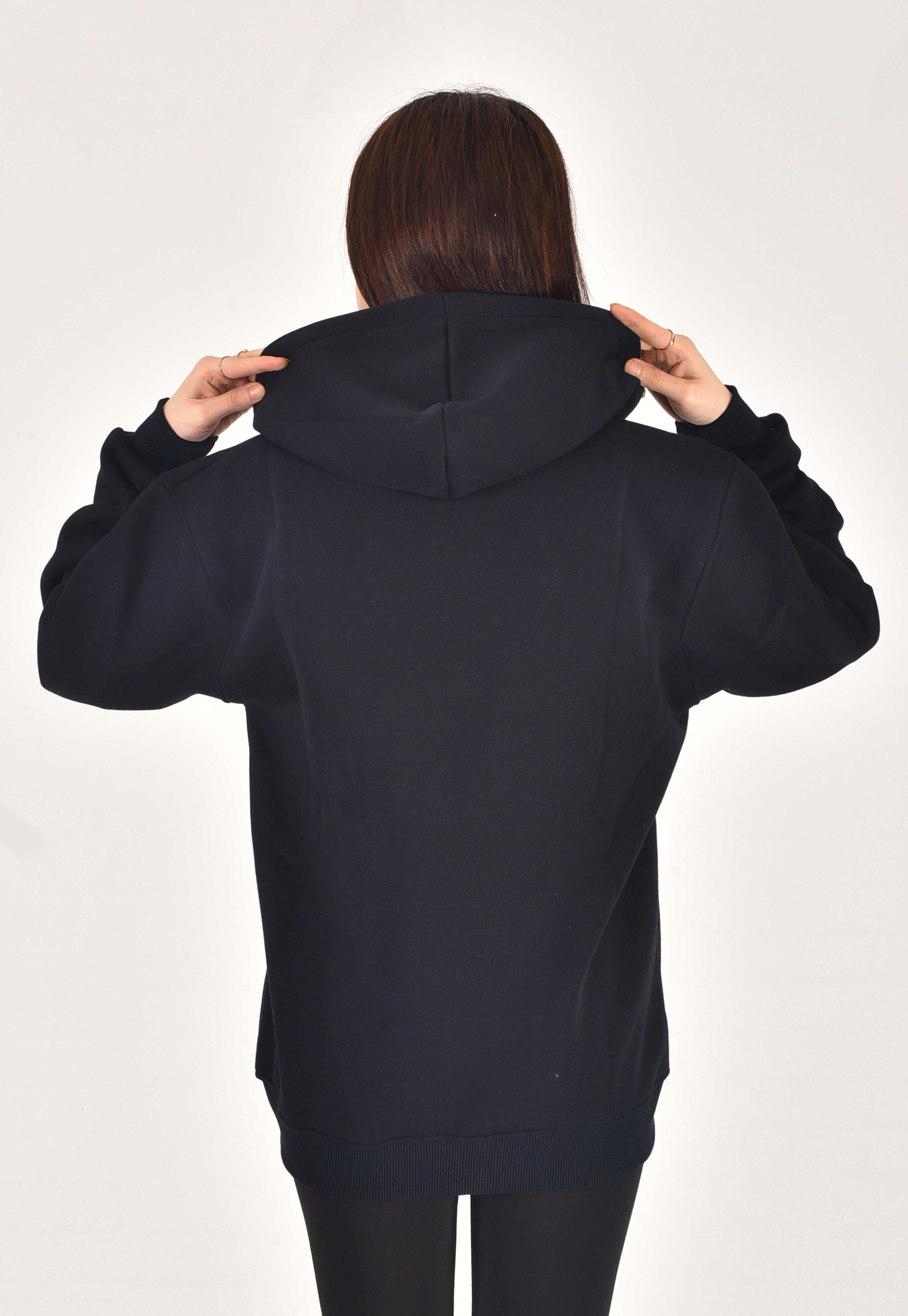 Fermuarlı Oversize Pamuklu Ceket