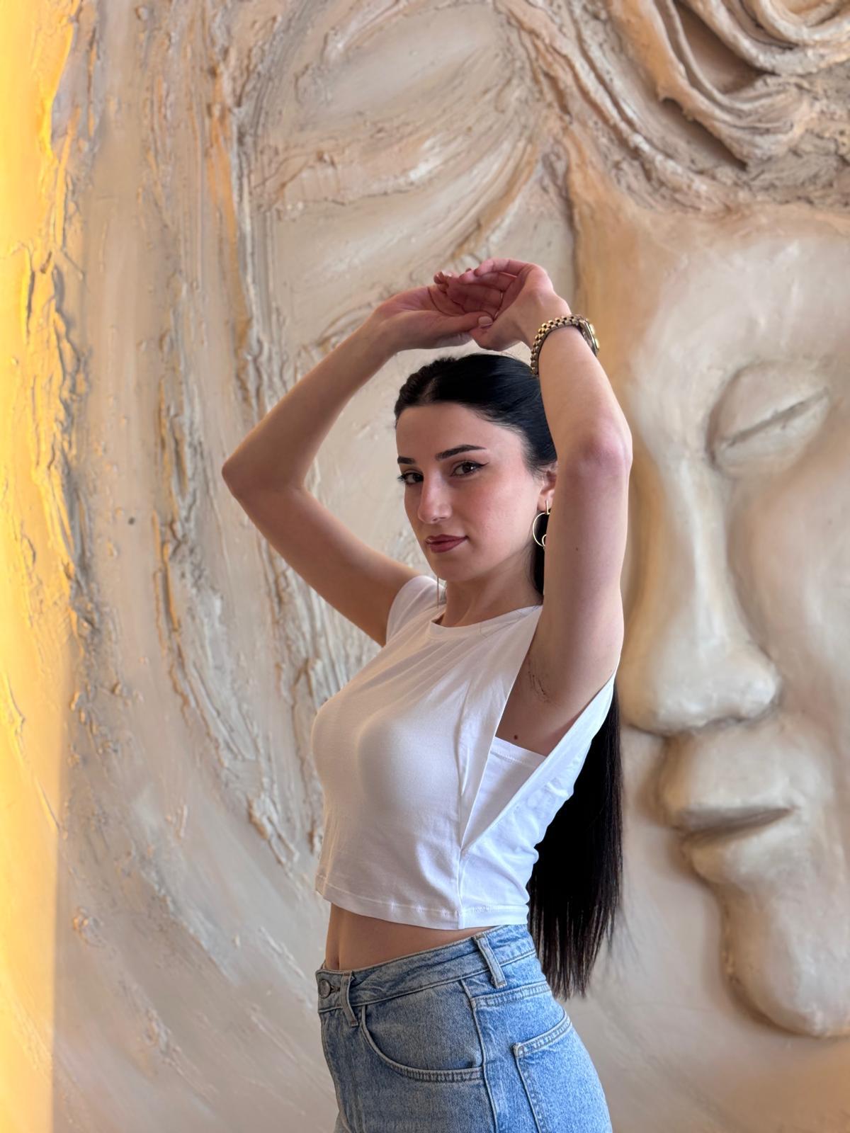 Omuz Detaylı Rahat Kesim Bluz