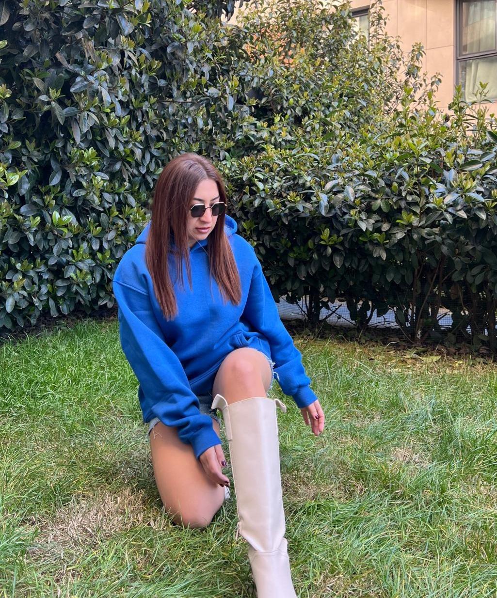 Oversize Kapüşonlu Sweatshirt