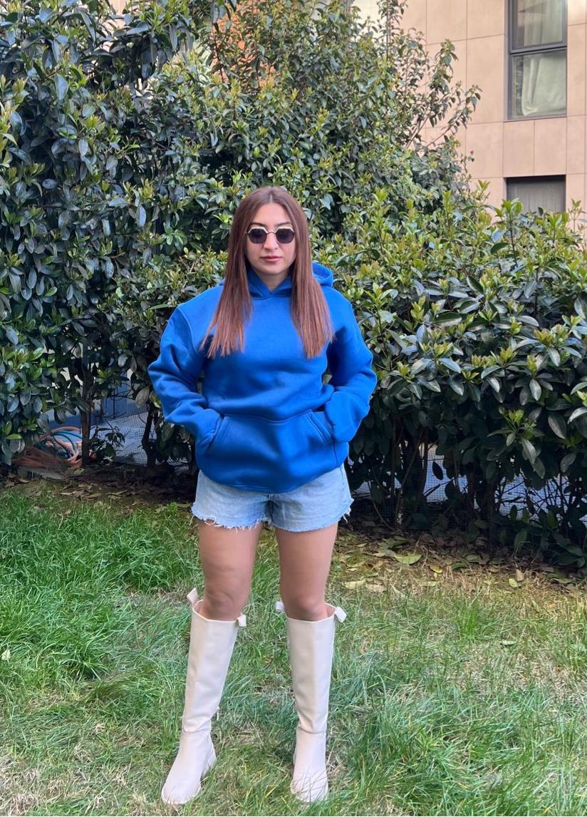 Oversize Kapüşonlu Sweatshirt
