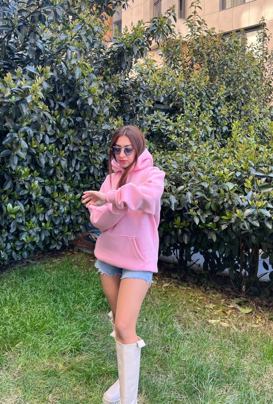 Oversize Kapüşonlu Sweatshirt