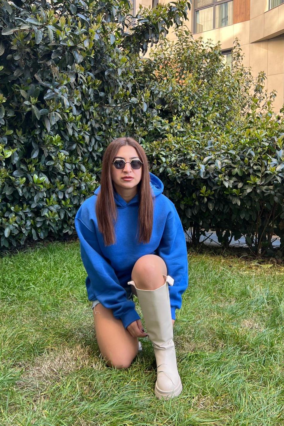 Oversize Kapüşonlu Sweatshirt