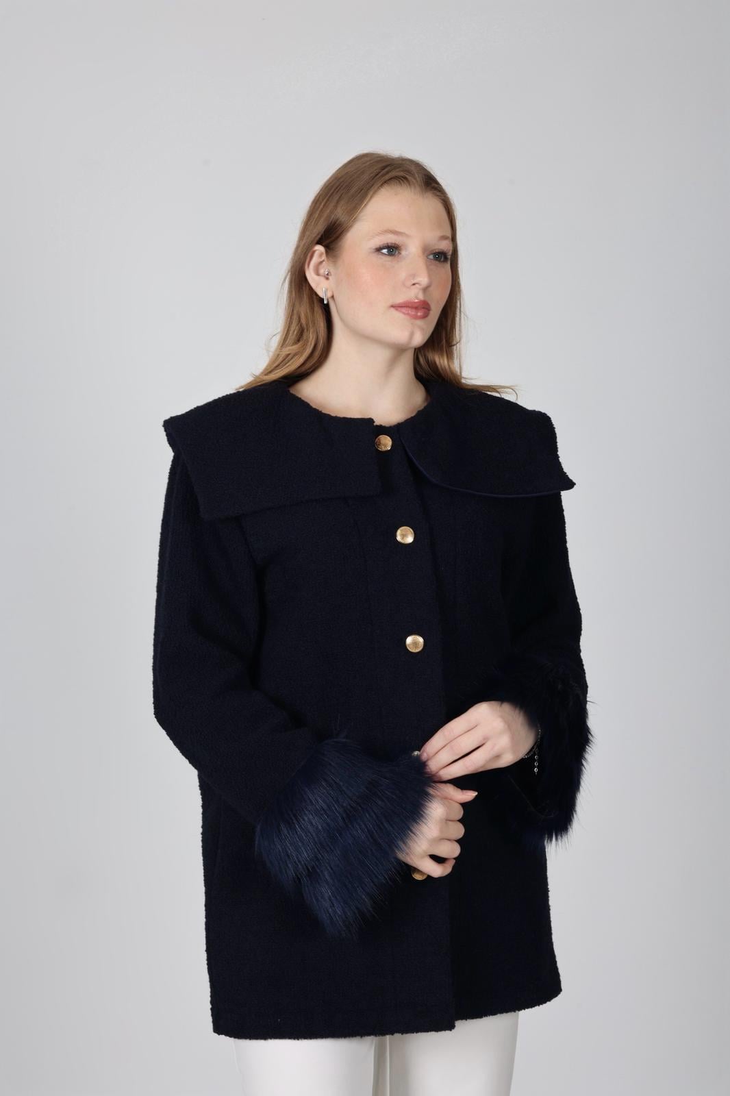KÜRK DETAYLI COAT