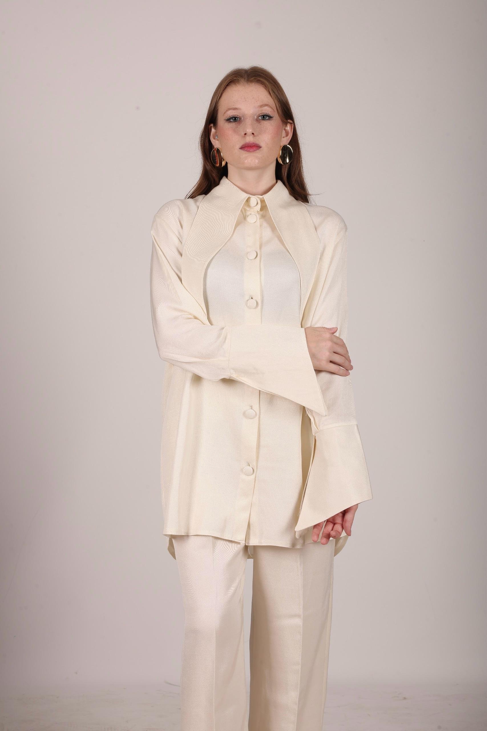 LİNEN DAİLY SUİT - ECRU 