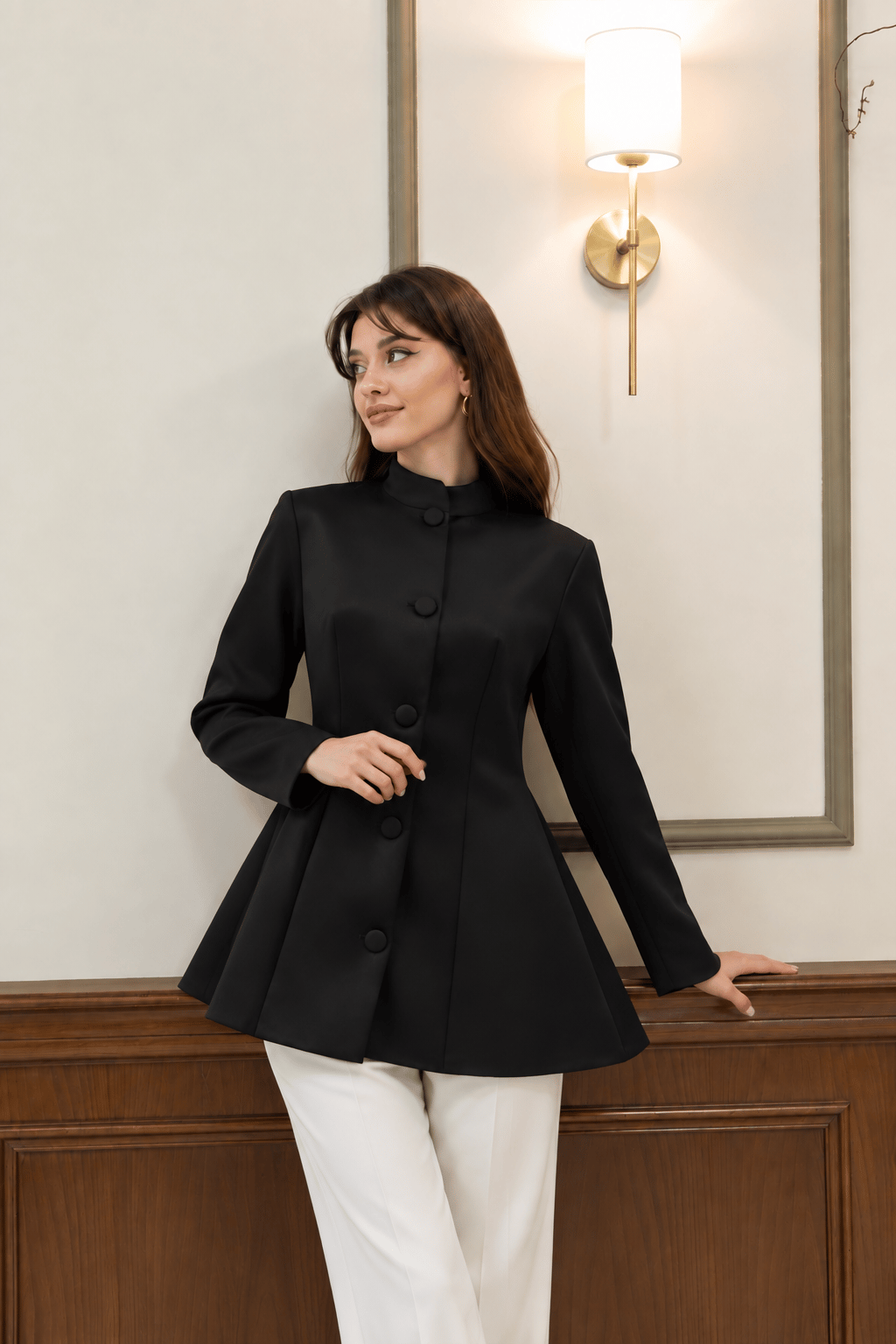 LUNEA PEPLUM CEKET - SİYAH