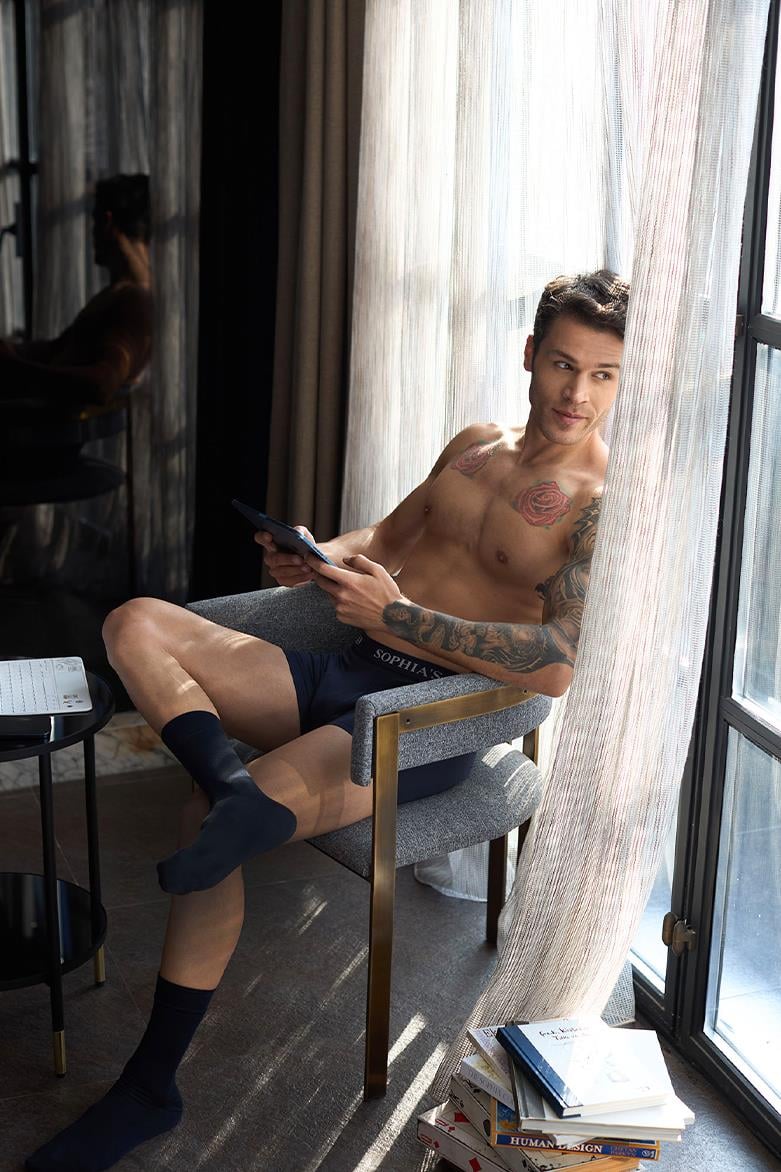 Depth Navy Neo-Lux Boxer
