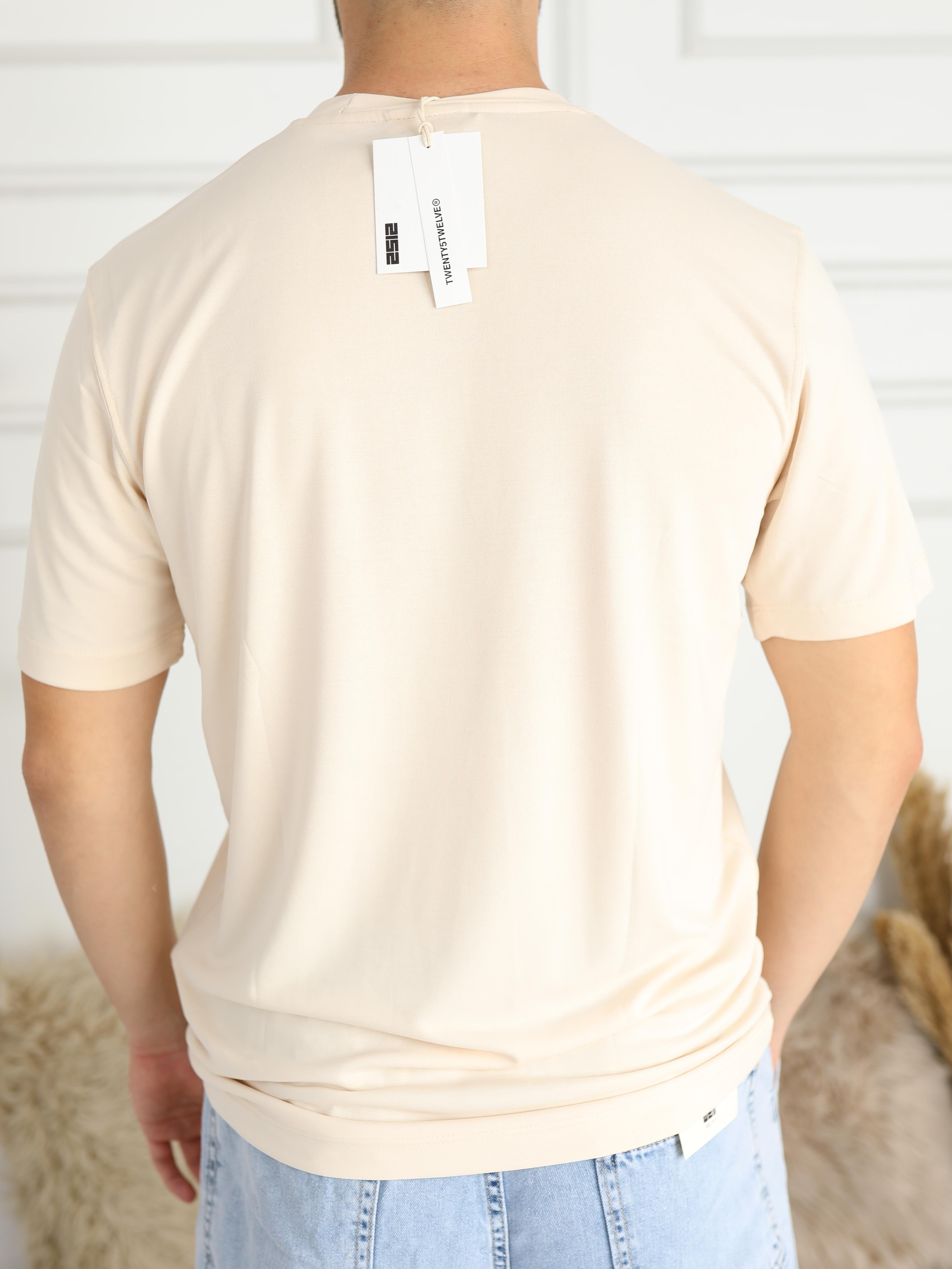 2512 Basic Tshirt Bej