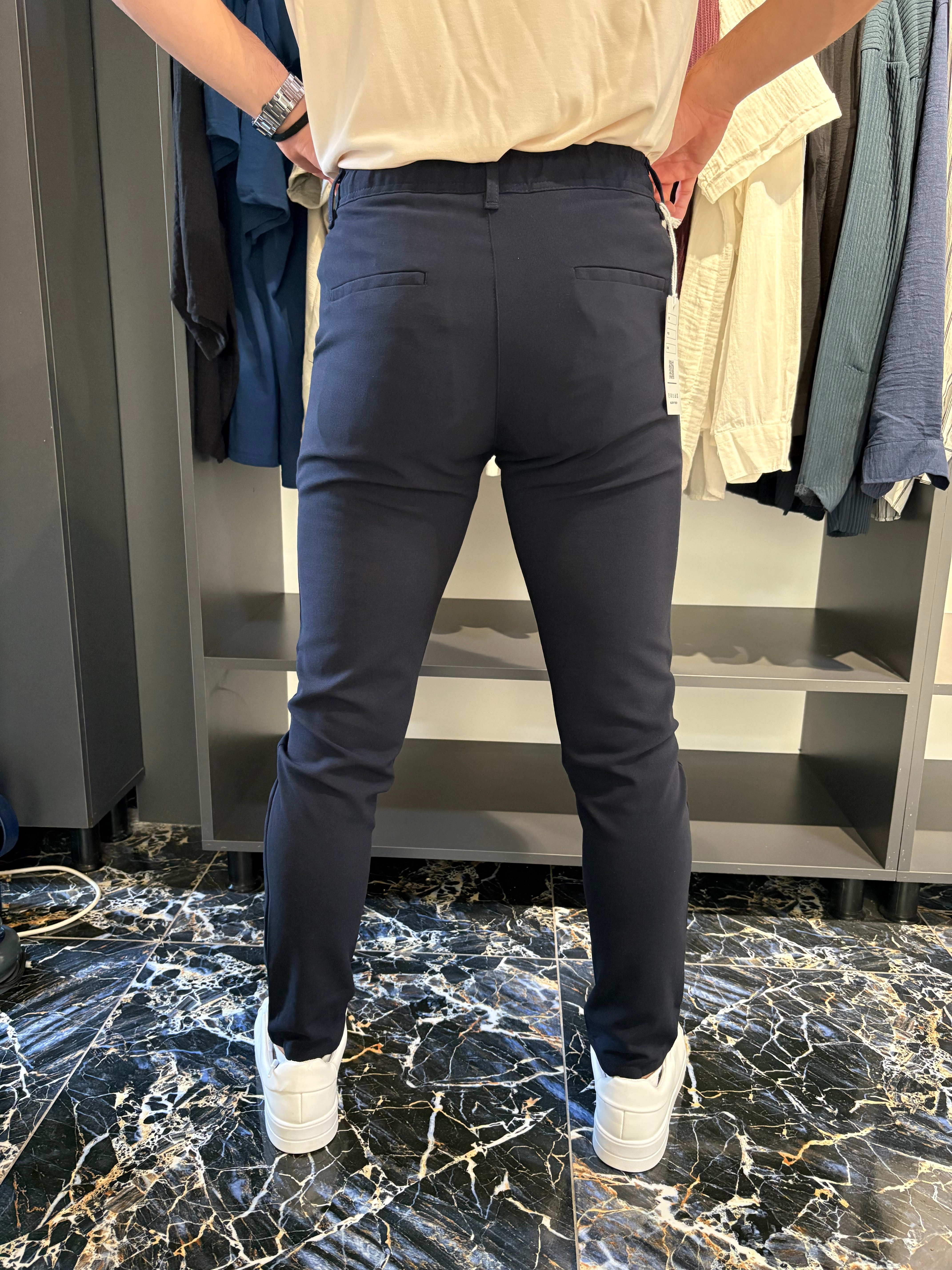Bel İpli Jogger Pantolon Lacivert