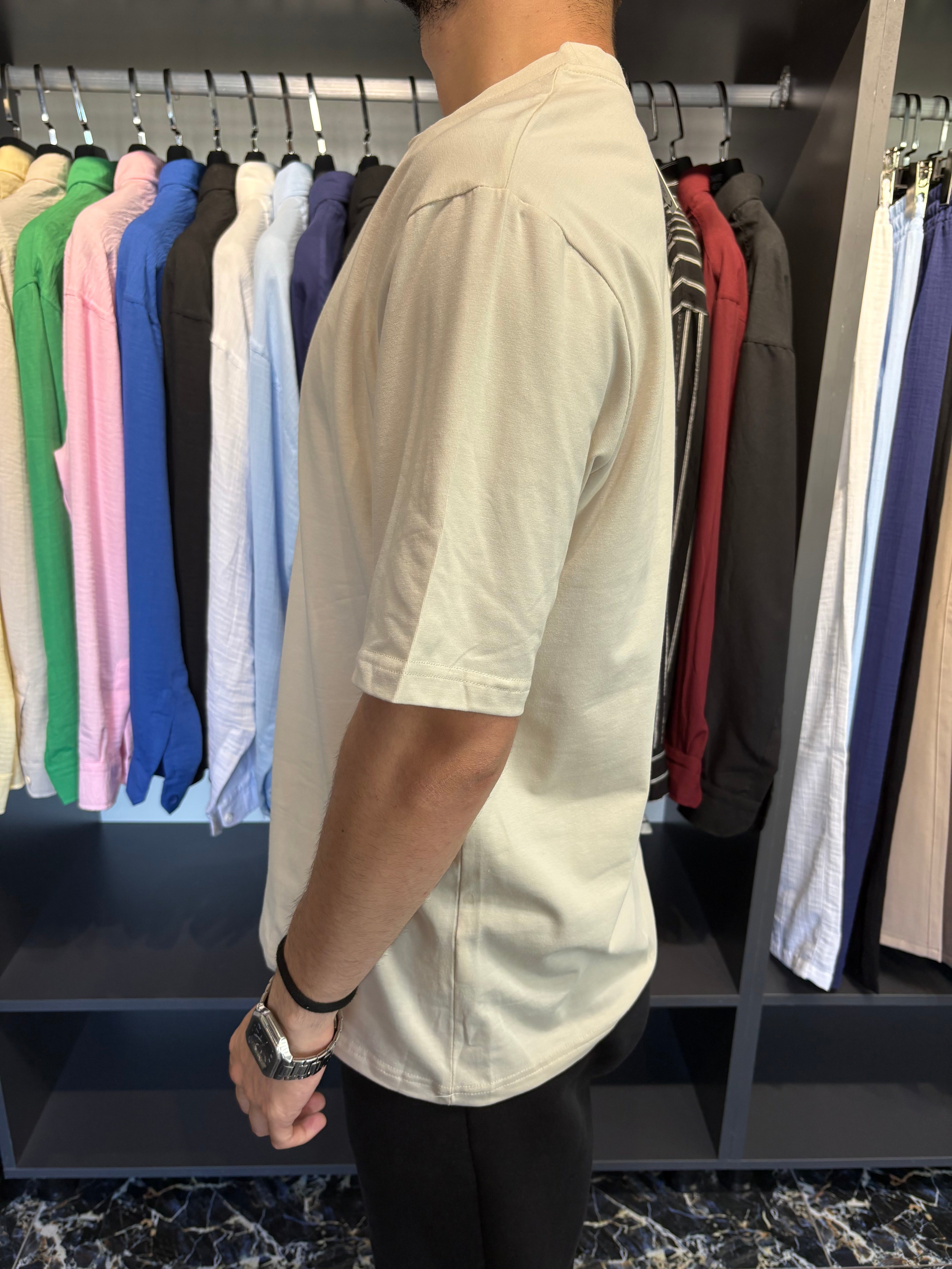 Marrakech Penye Tshirt Krem