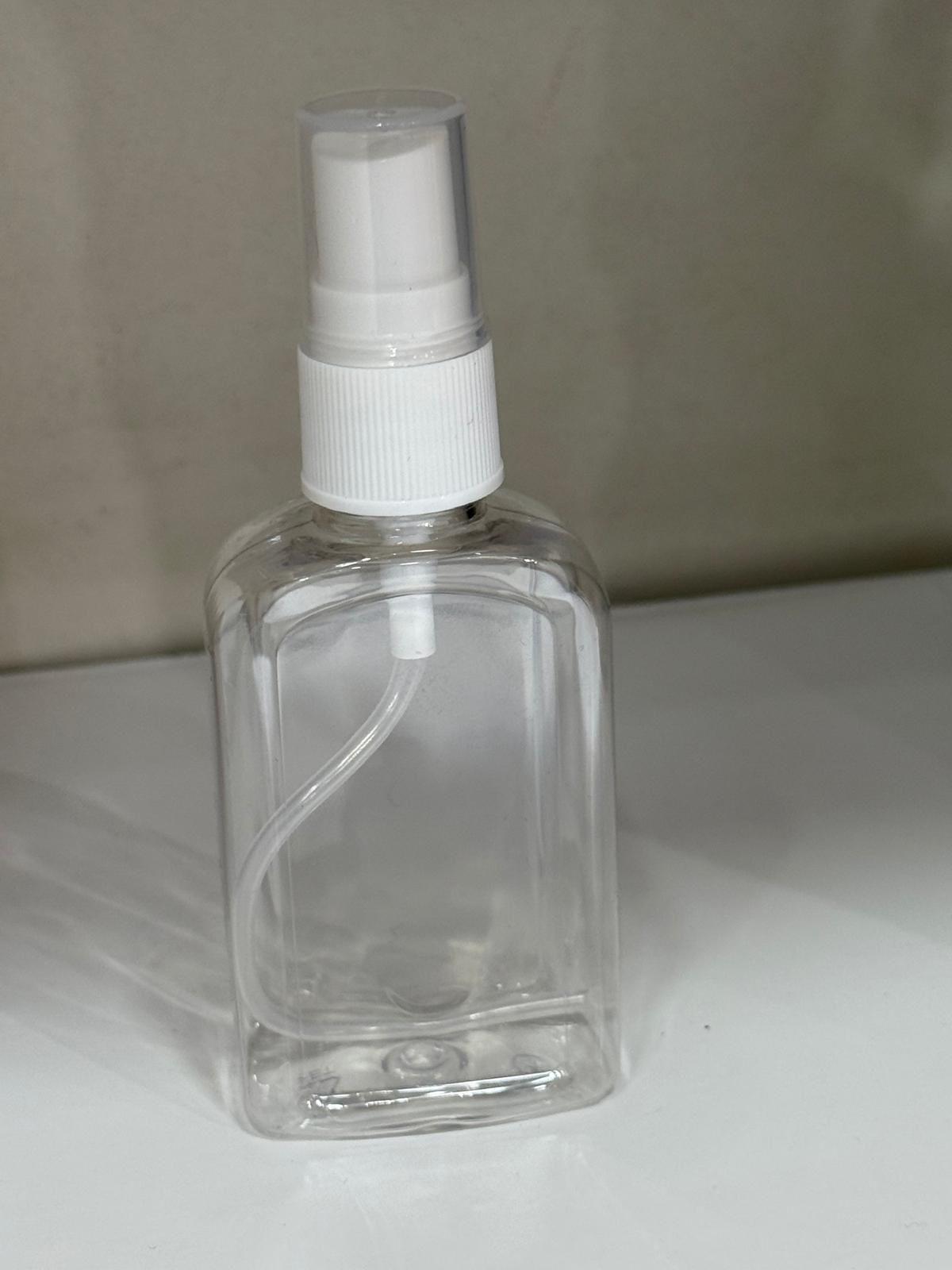 50cc Plastik Dikdörtgen Spreyli  Şişe