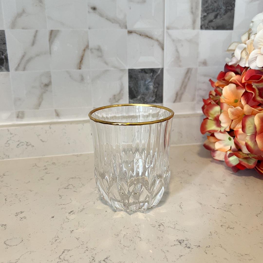 Glassware SetAdagio RCR Crystal Glass 37 Piece Glass Set - Gold