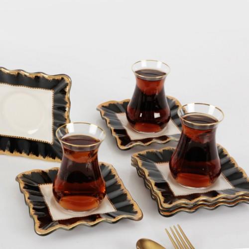 Alba Kare 12 Parça Çay Seti Takımı