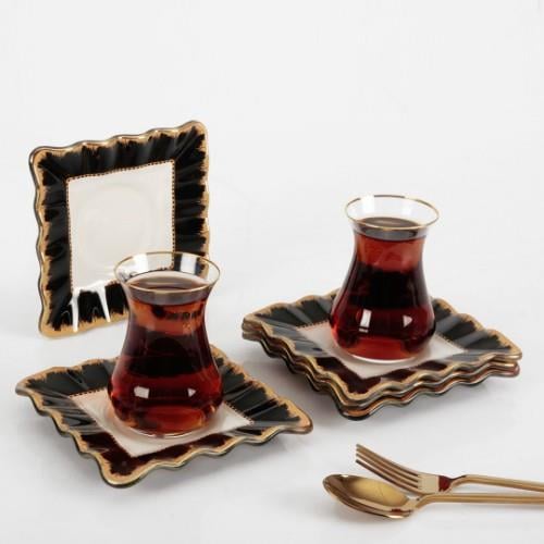 Alba Kare 12 Parça Çay Seti Takımı