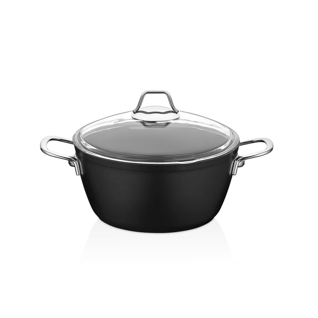 Tencere ve Tencere SetiAmboss Dark Granit Tencere 24 cm