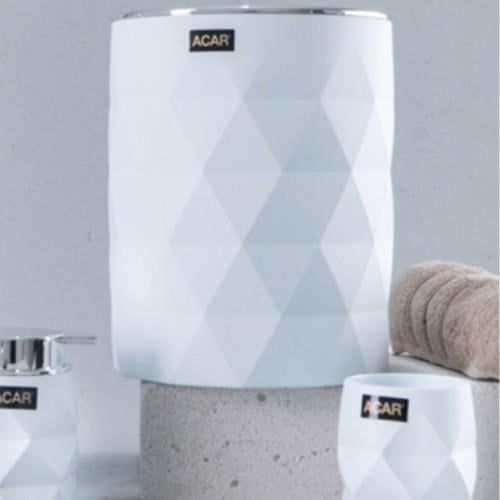 Aria Dimanond 5 Parça Banyo Seti - Beyaz