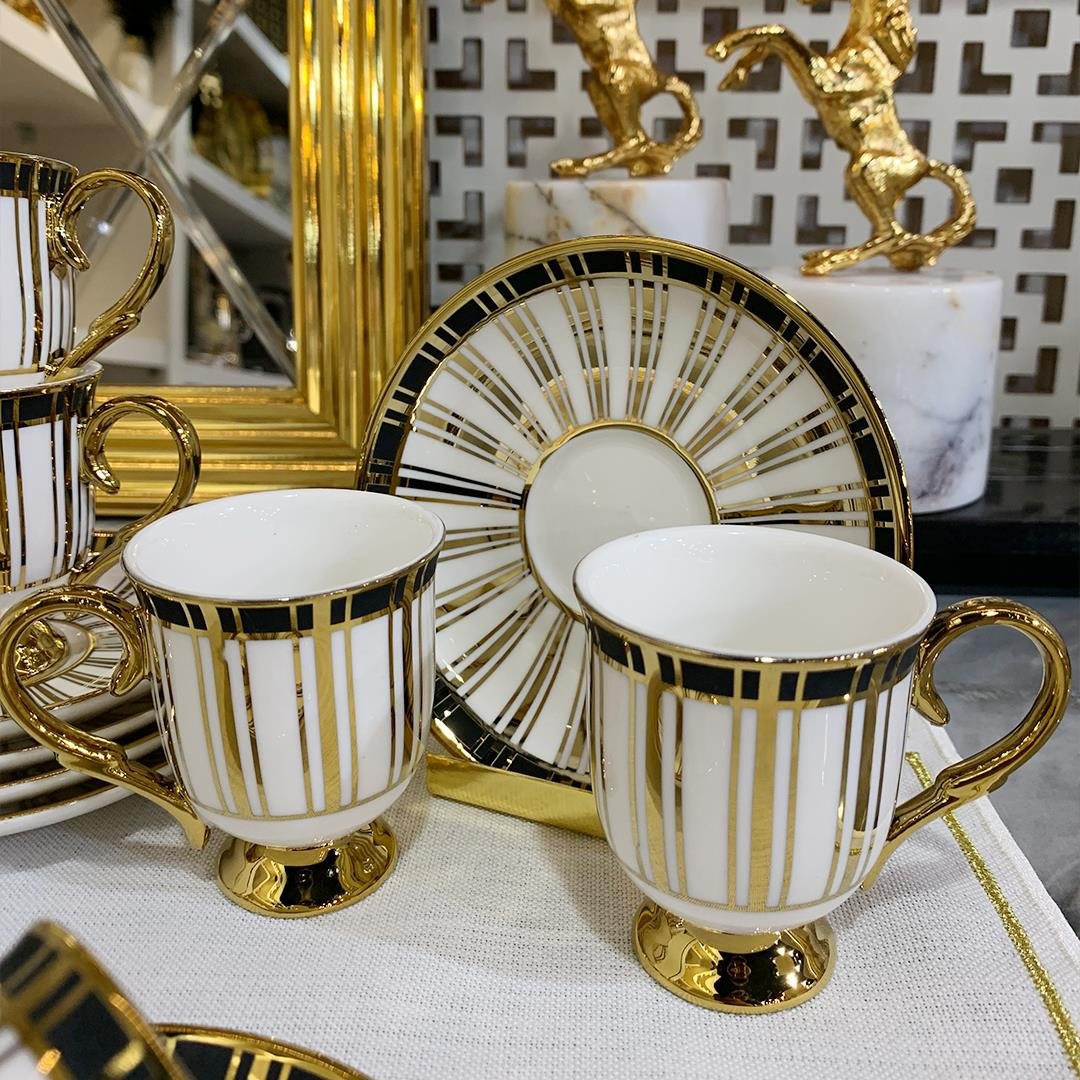 Coffee CupBert Set of 6 Coffee Cups