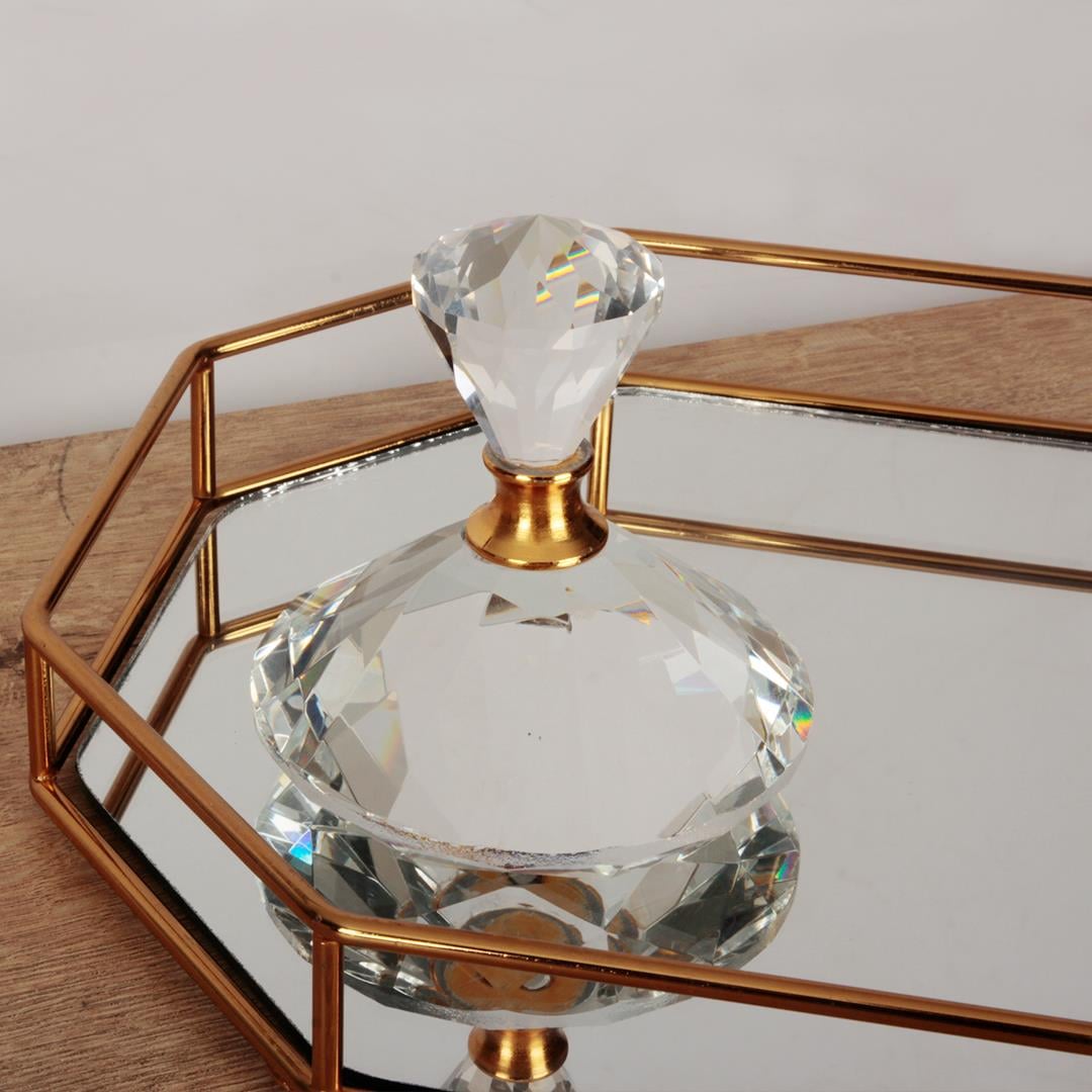 AksesuarBottle Kristal Dekoratif Aksesuar - Gold