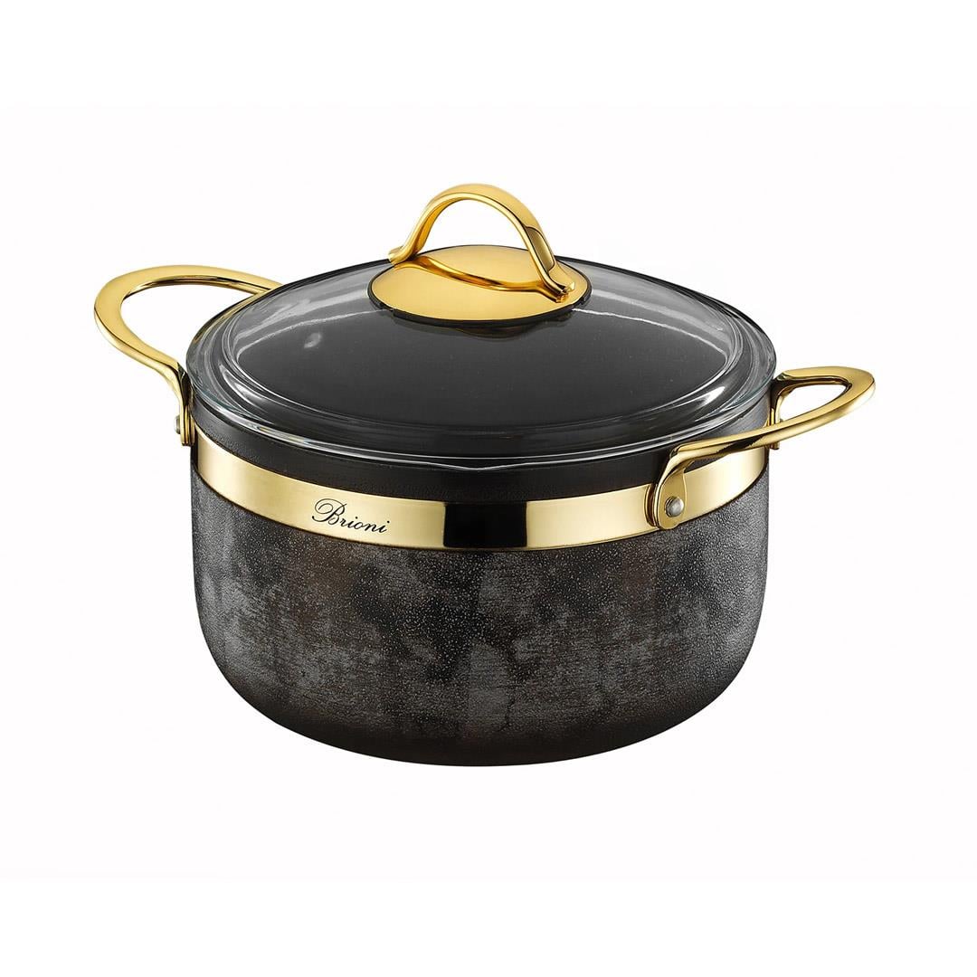 Cooker and Cooker SetRoyal Stone 7 Piece Stone Granite Pots and Pans Set - Sandstone Gold