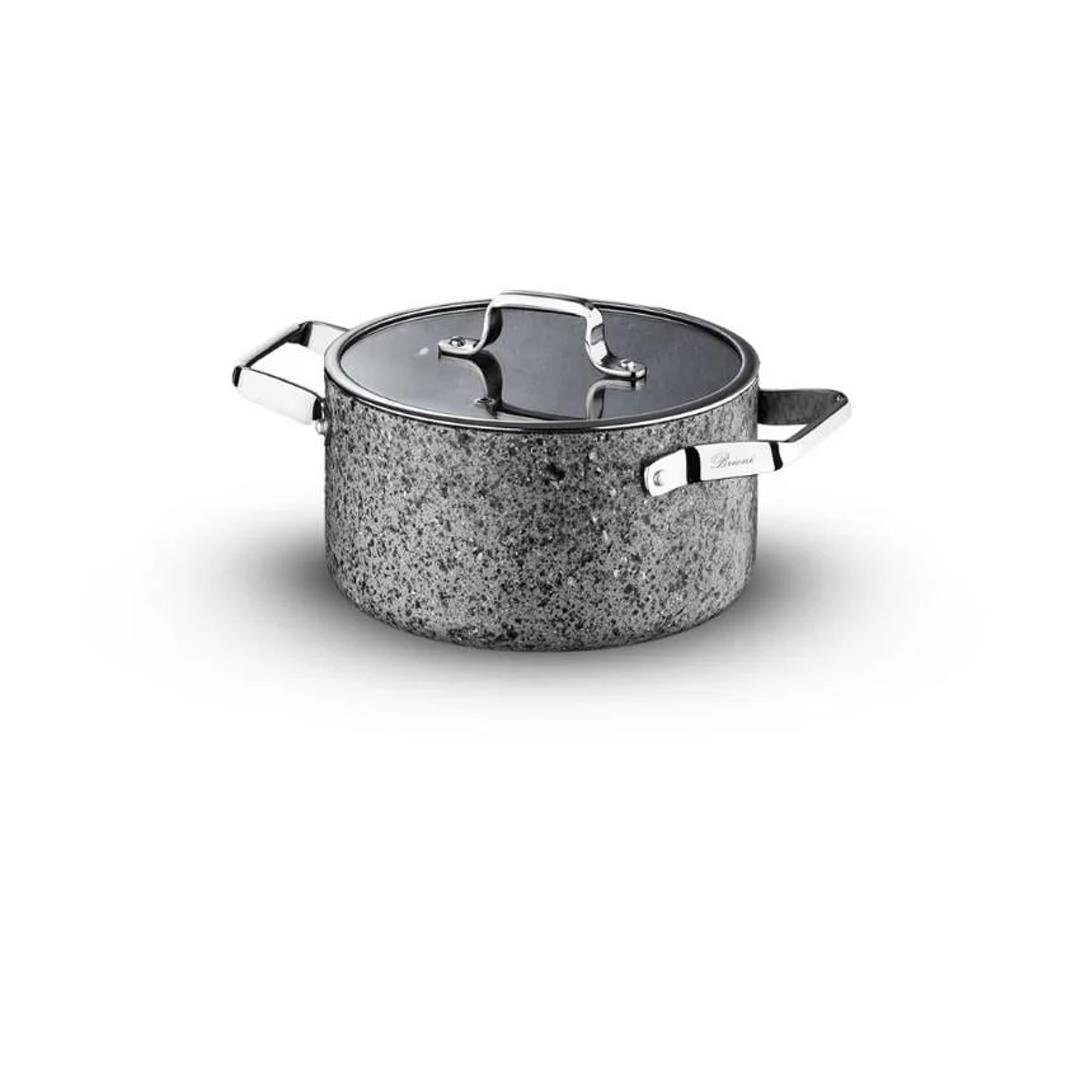 Tekli Tencere & TavaBrioni Stone Derin Tencere 22 cm