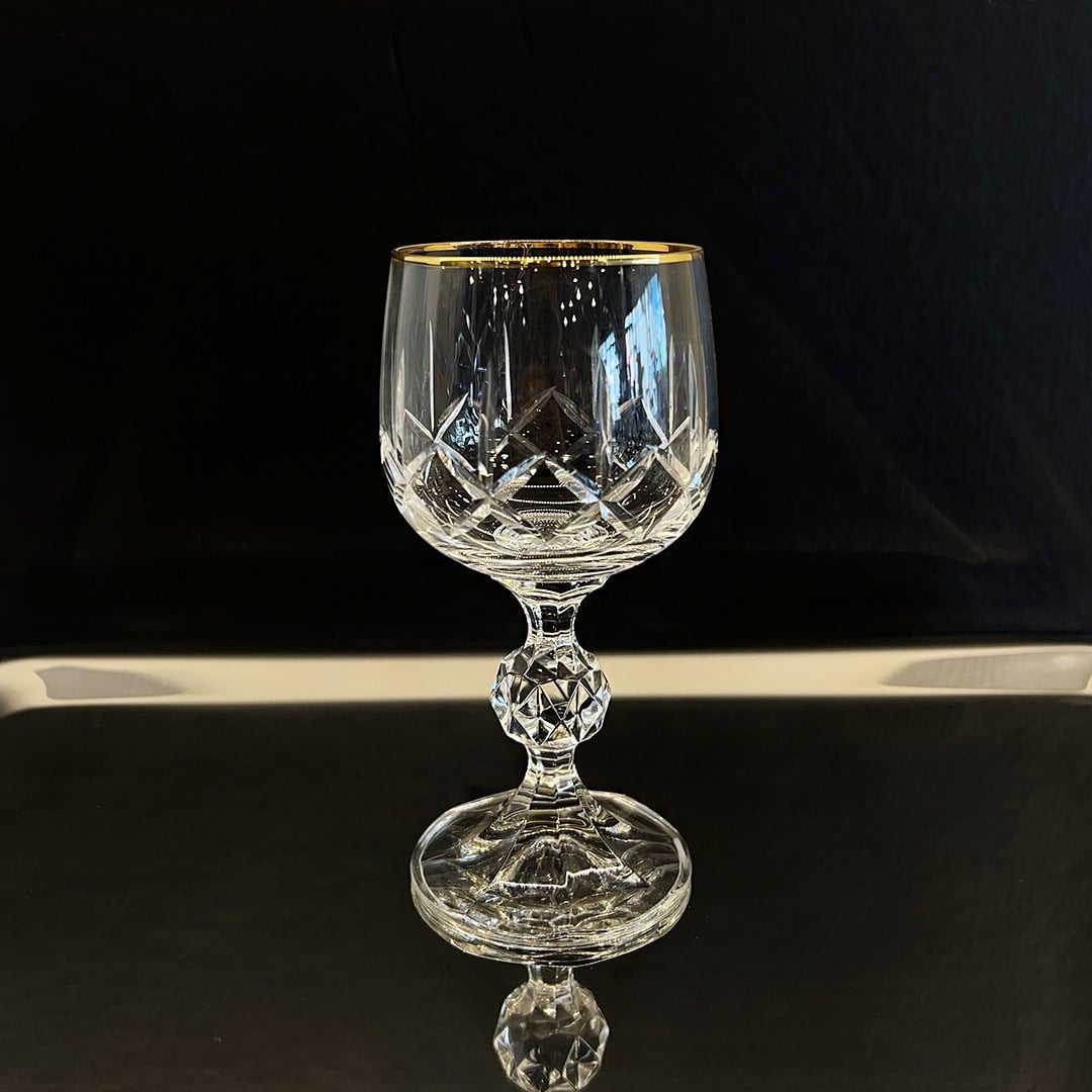 Kahve Yanı BardaklarıButik 6 Lı Kahve Yanı Bardağı Dip Kare Gold