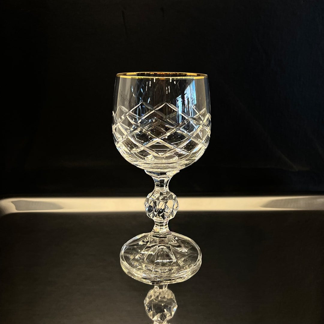 Kahve Yanı BardaklarıButik 6 Lı Kahve Yanı Bardağı Kare Gold