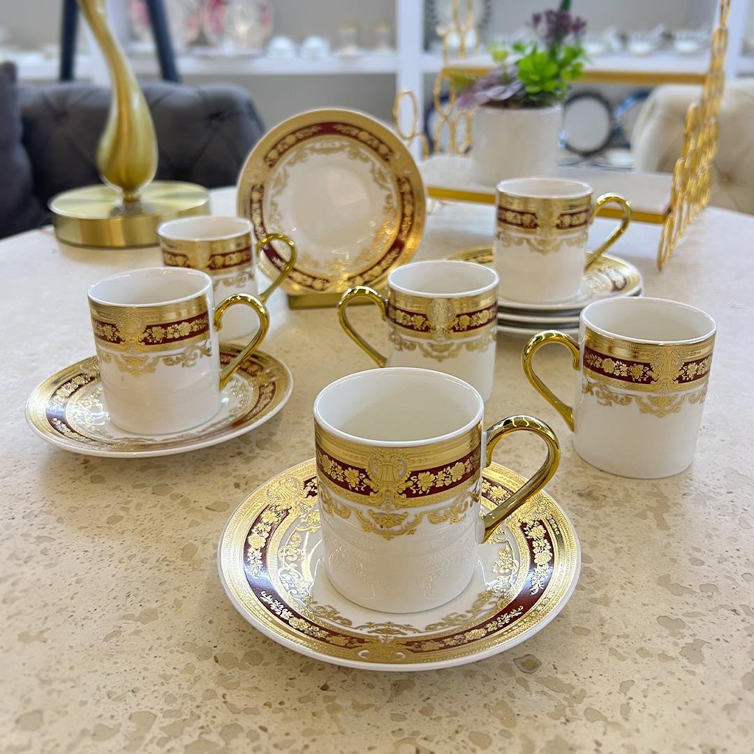 Coffee CupCasa Sueno 6 Lı Kahve Fincan Takımı T8228