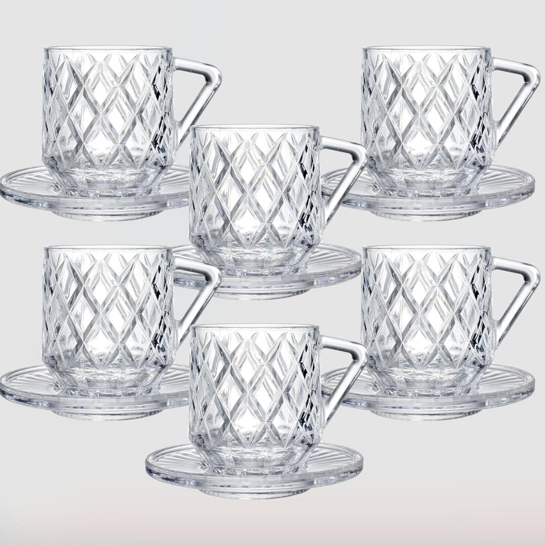 Coffee CupEra 6 Piece Glass Teacup