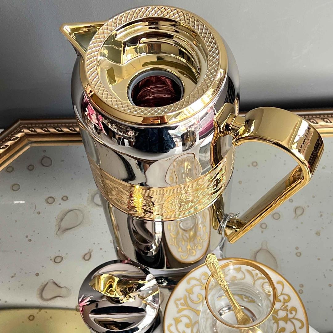 TermosGolden Elegance Lüx 2 Li Termos - Nickel Gold