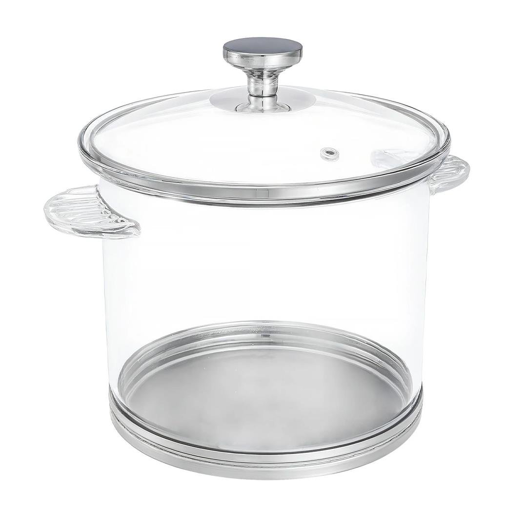 Tekli Tencere & TavaGusto Borosilikat Cam Tencere - 5 Litre