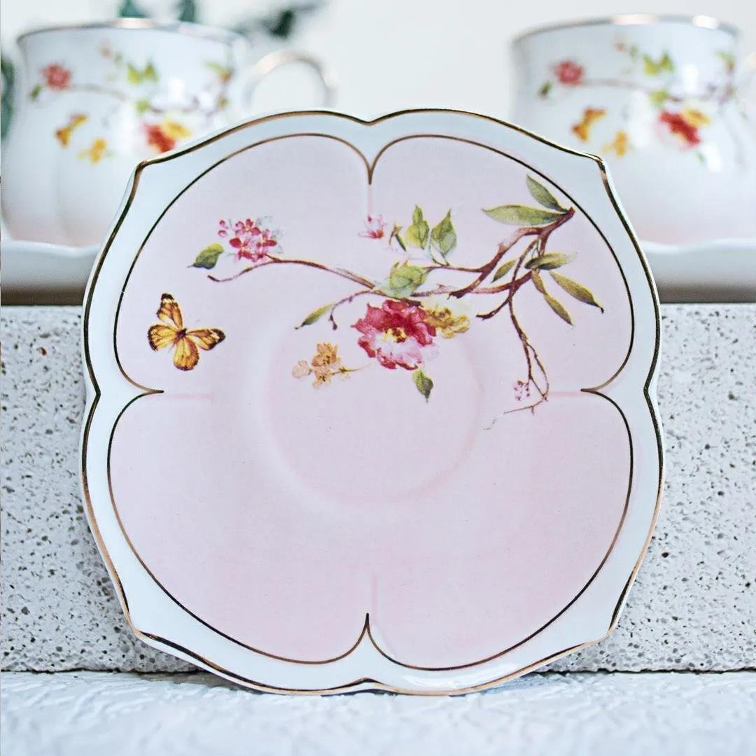 Kahve FincanıLady 6 Lı Kahve Fincan Takımı - Pink