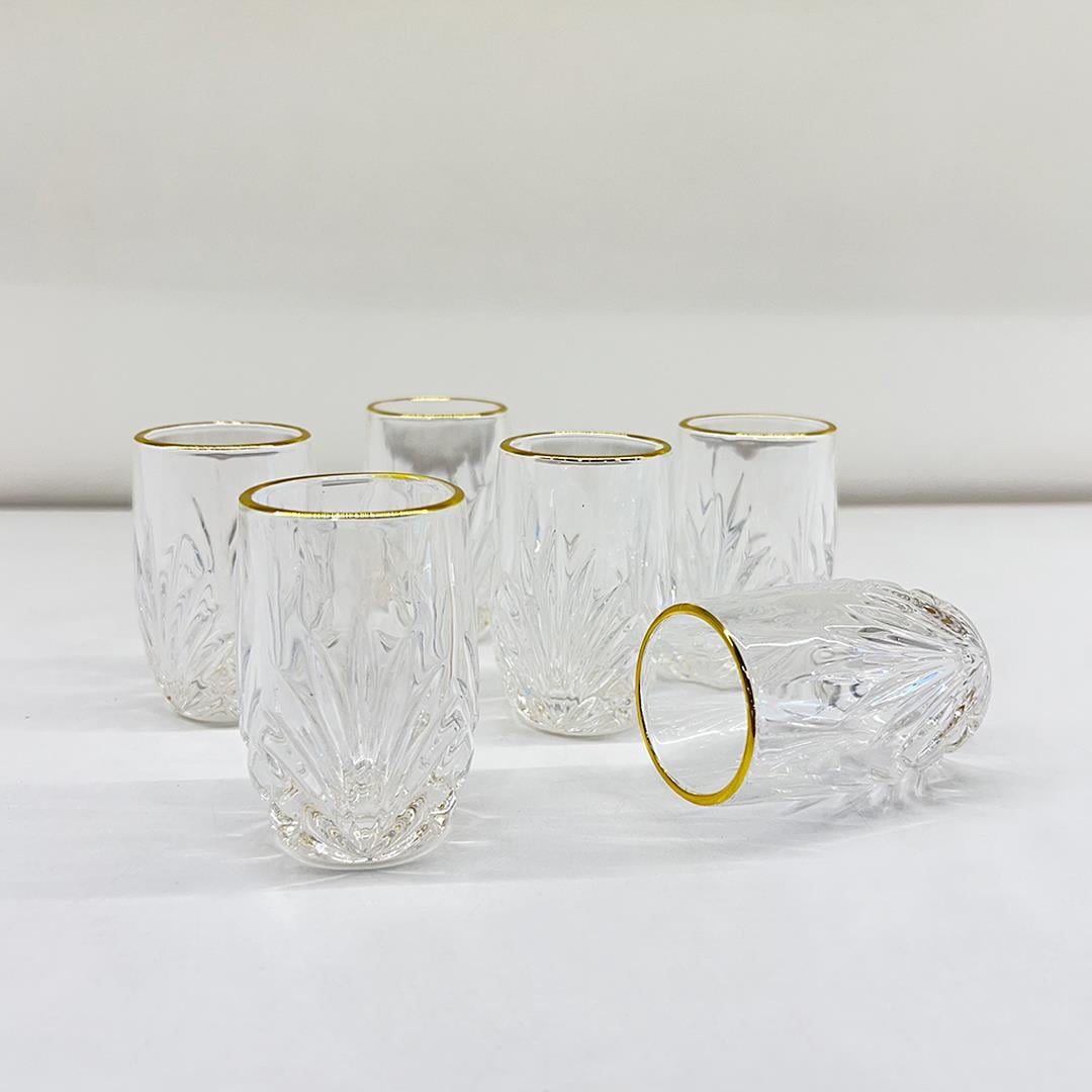 Drink CupLeaf 6 Lı Kahve Yanı Bardağı Gold