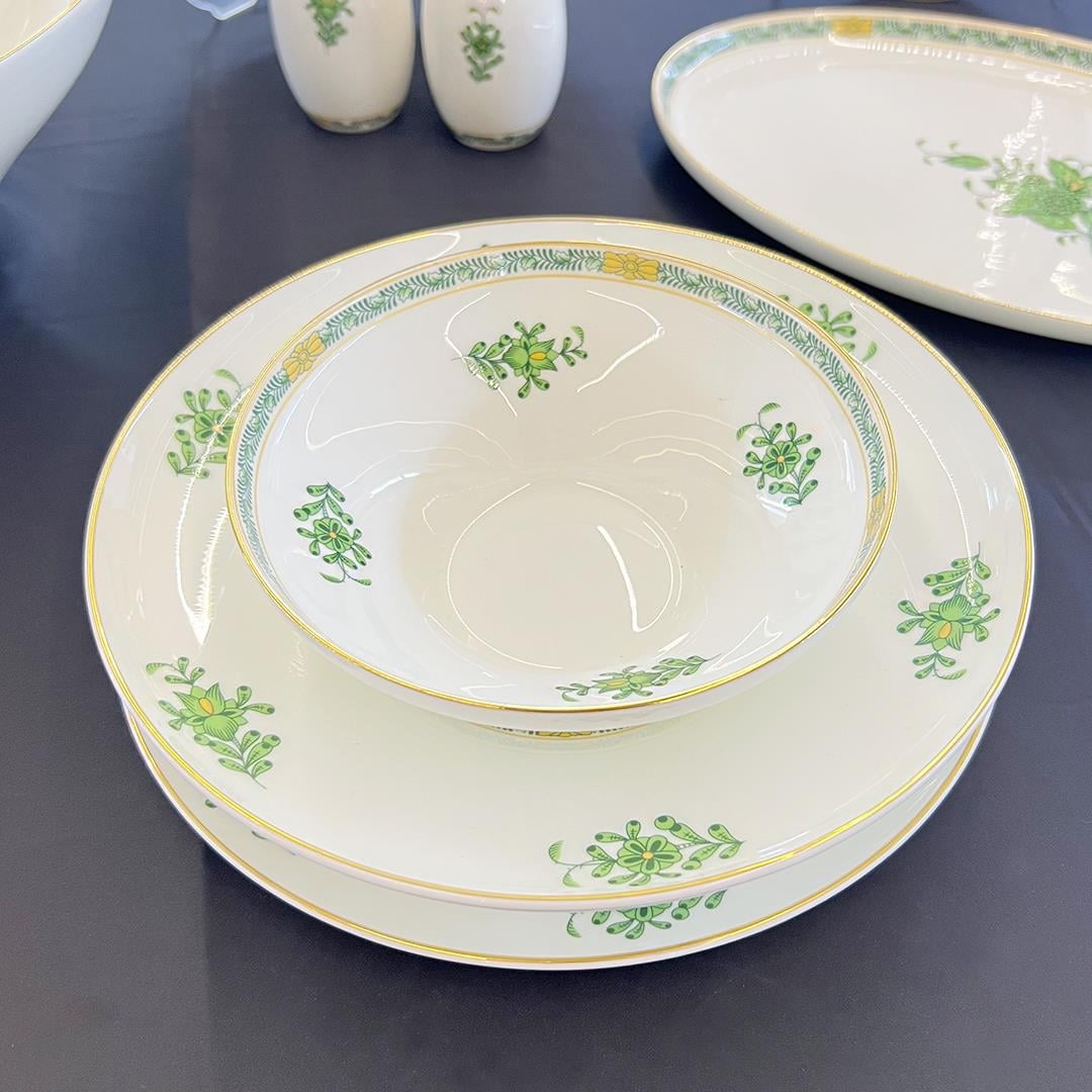12 Kişilik Porselen Yemek TakımlarıLeonarte Casa Green 57 Piece Dinner Set Gold