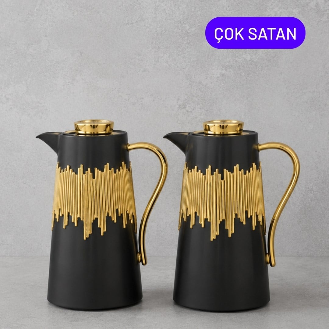 TermoslarLineri Lüx 2 Li Termos - Siyah