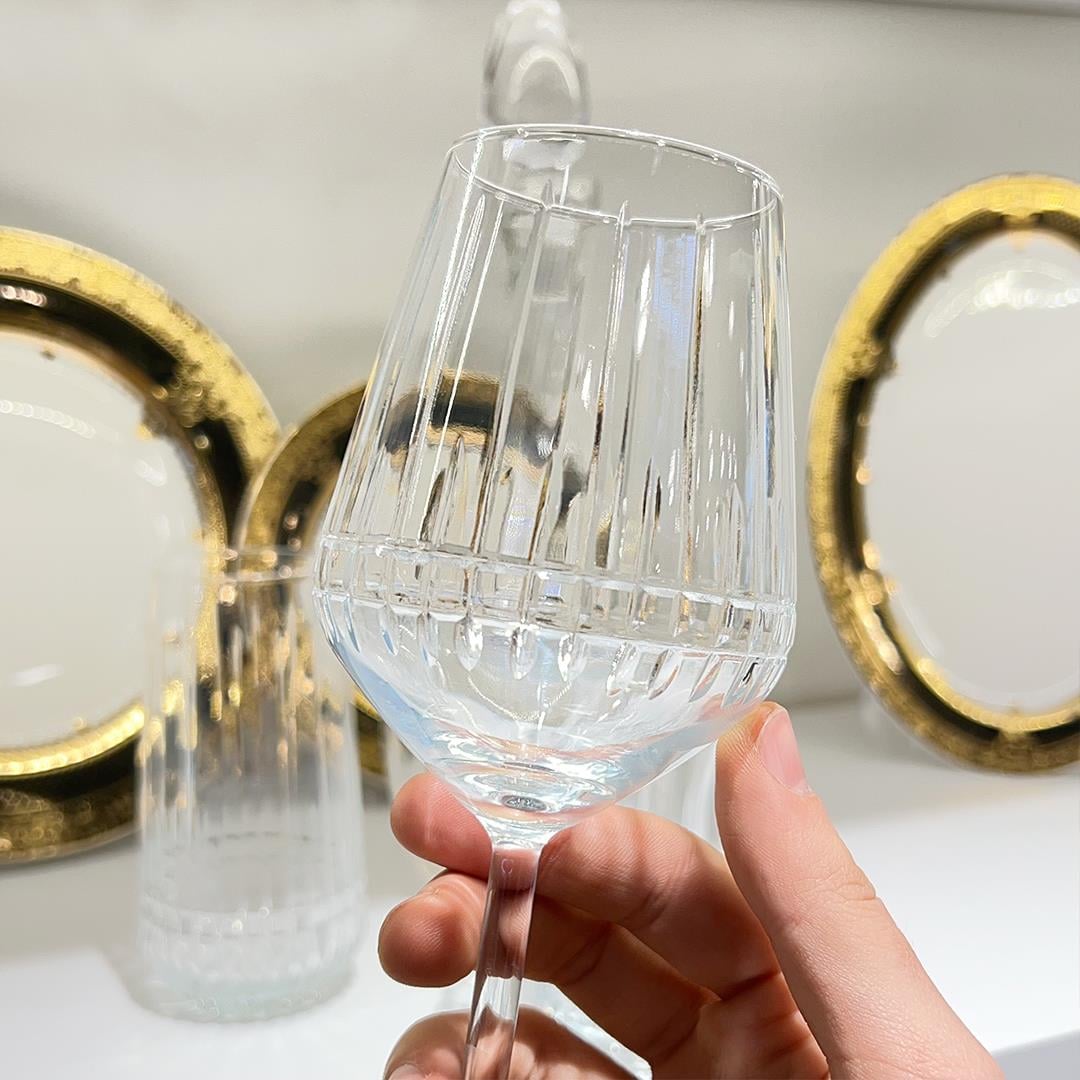 Glassware SetLisbon Crystal 49 Piece Glass Set - Plain