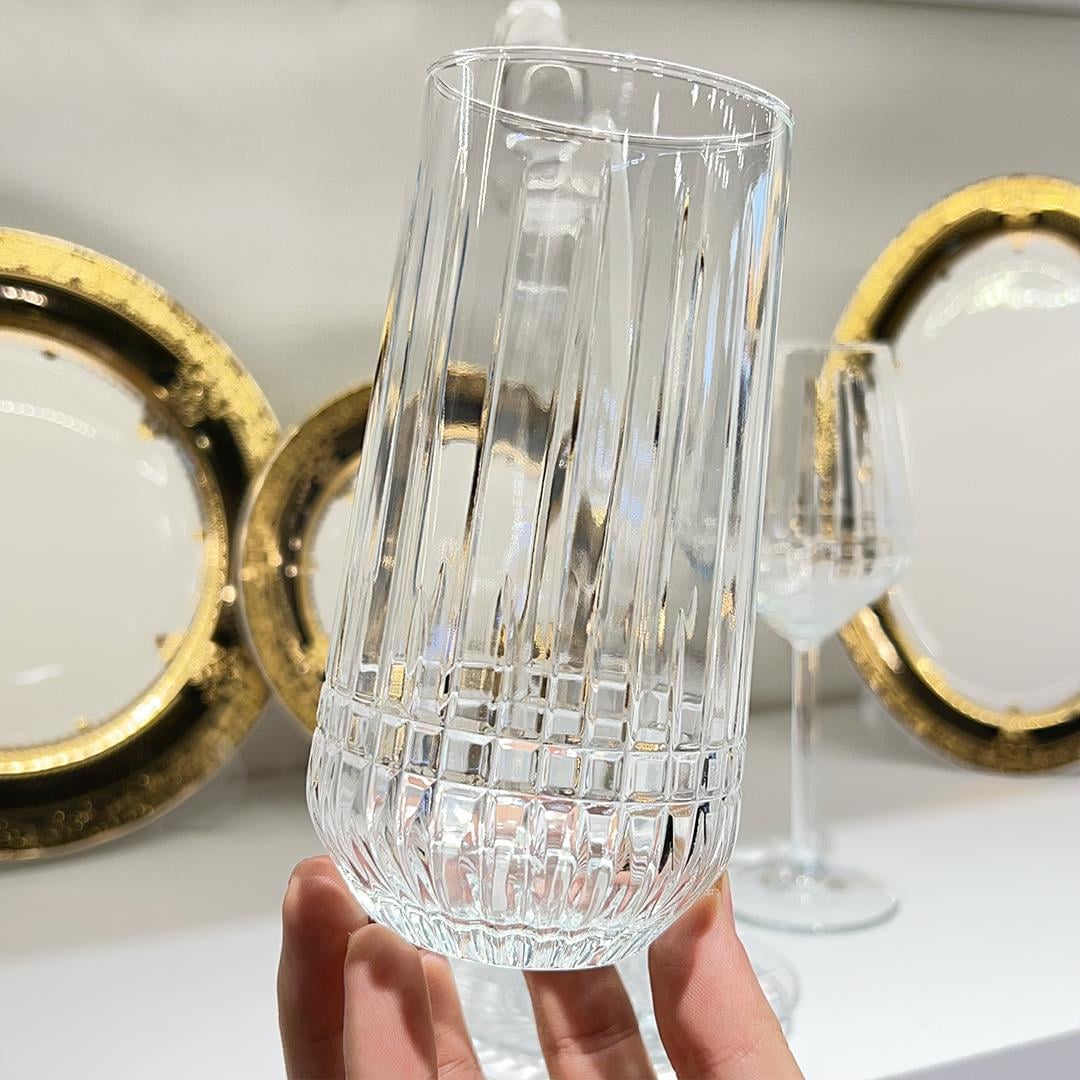 Glassware SetLisbon Crystal 49 Piece Glass Set - Plain