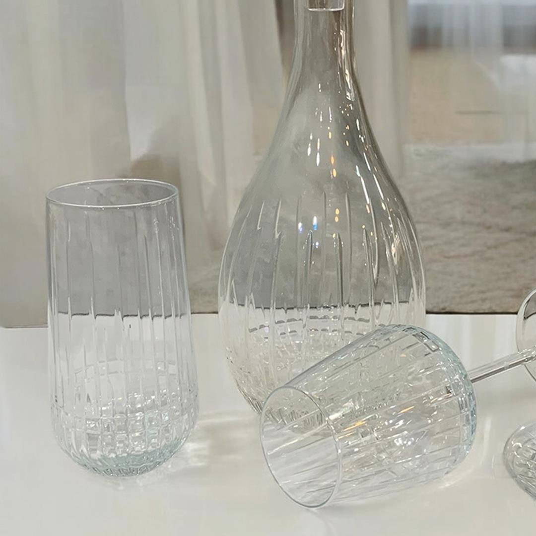 12 Kişilik Bardak TakımıLizbon Kristal 49 Parça Bardak Takımı - Sade