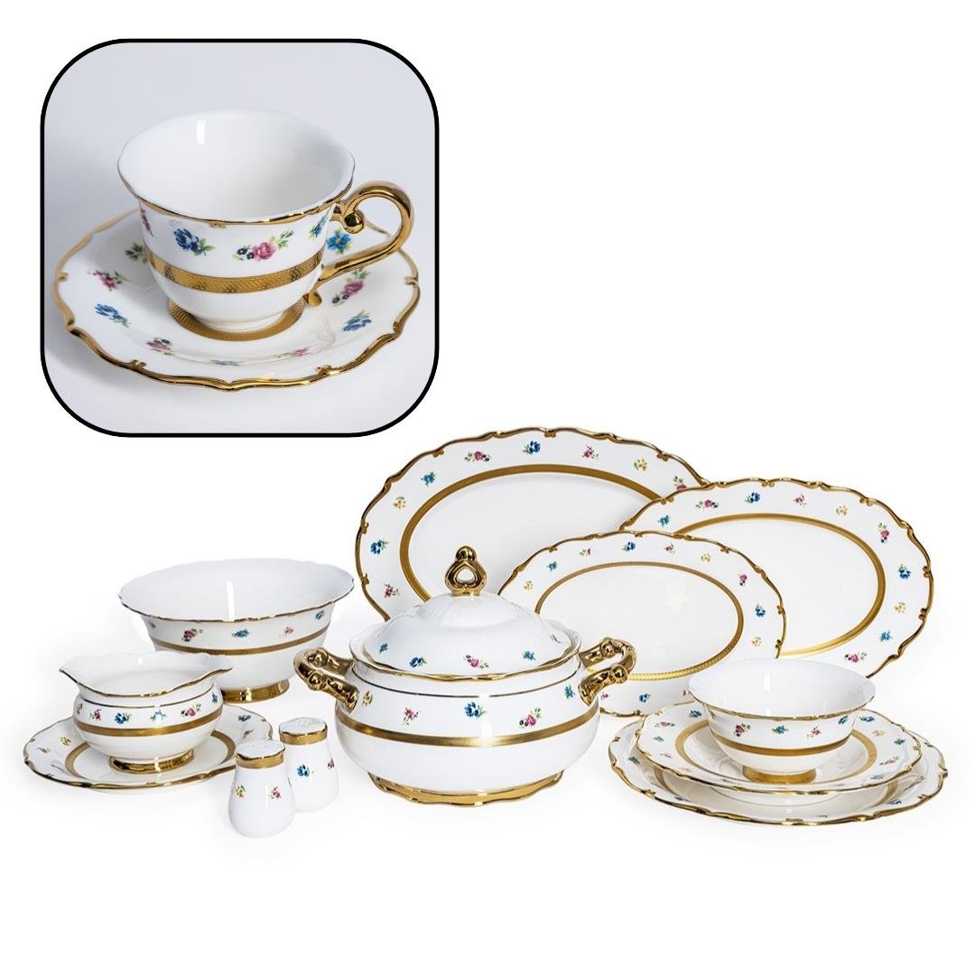 12 Kişilik Yemek TakımıMaxx Doria Majestic Bliss 101 Parça Yemek Takımı