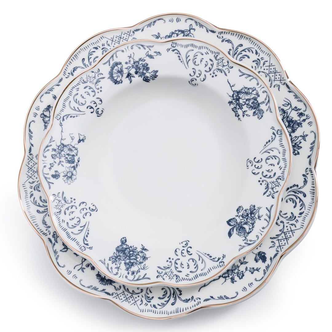 12 Kişilik Porselen Yemek TakımlarıMaxx Doria Modra 58 Piece Dinner Set