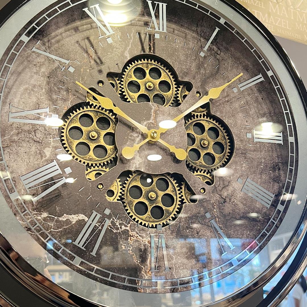 Decorative WatchNirvana Tripot Ayaklı Dekoratif Saat Siyah